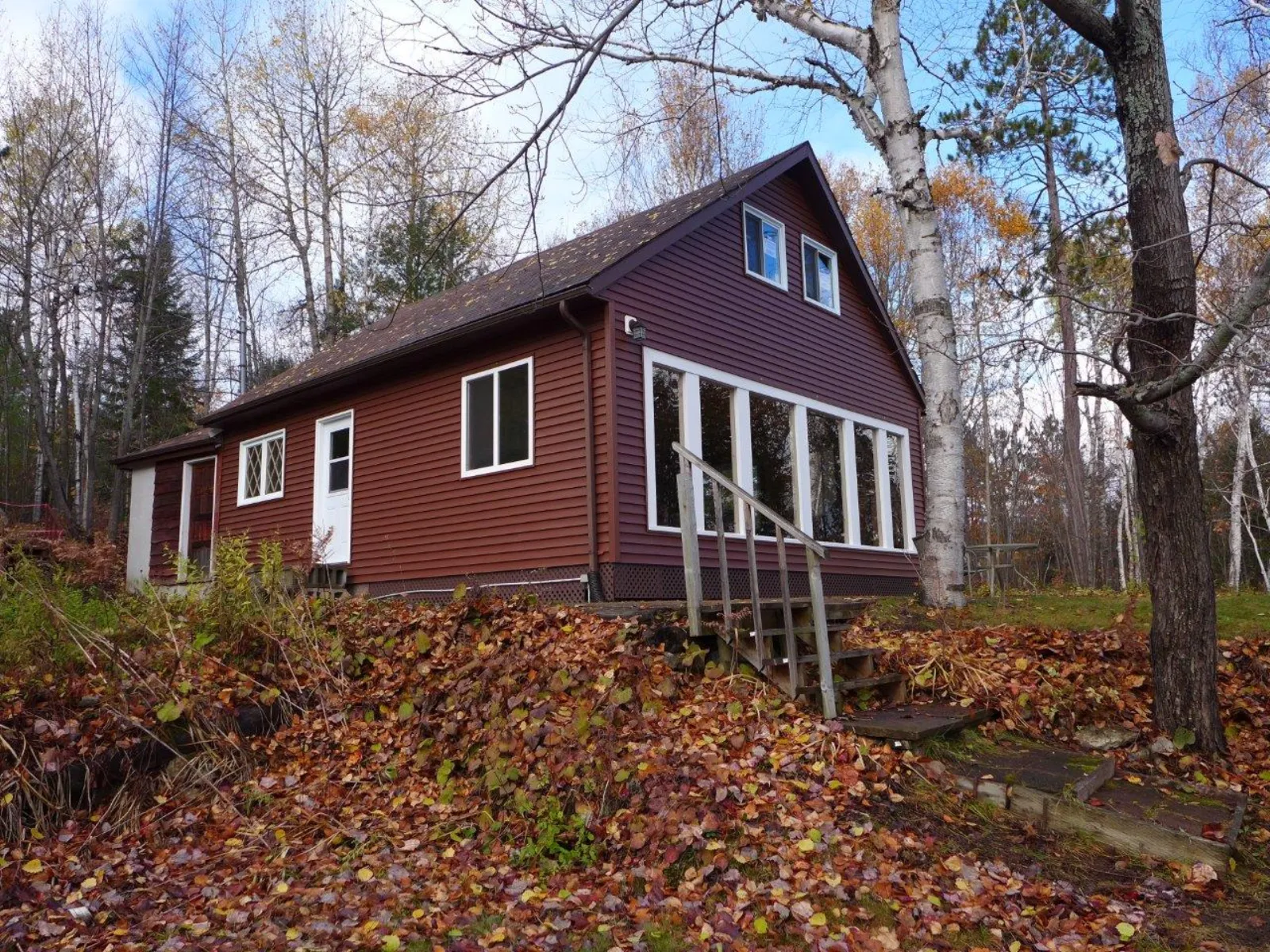 Cottage exterior renovation in North Bay